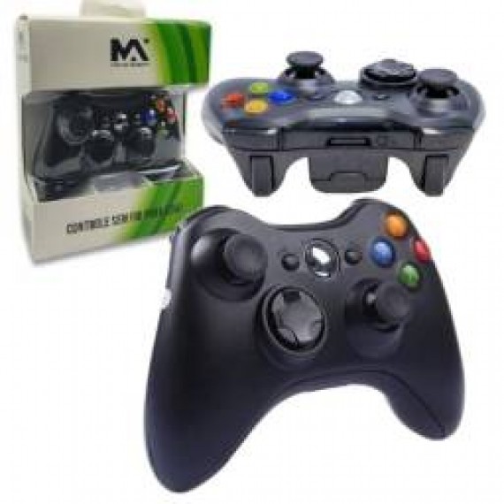 Controle Analógico S/Fio Para Xbox360 - MAXMIDIA