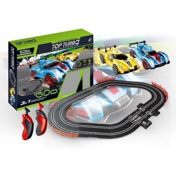 Auto Pista Turbo Run Circuito 3 em 1 - Dm Toys 