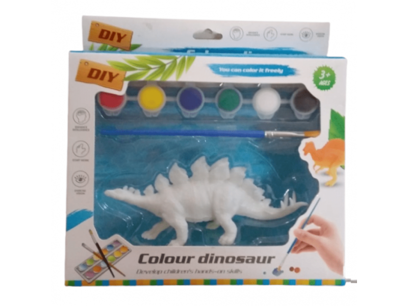 Dinossauro 3D para colorir