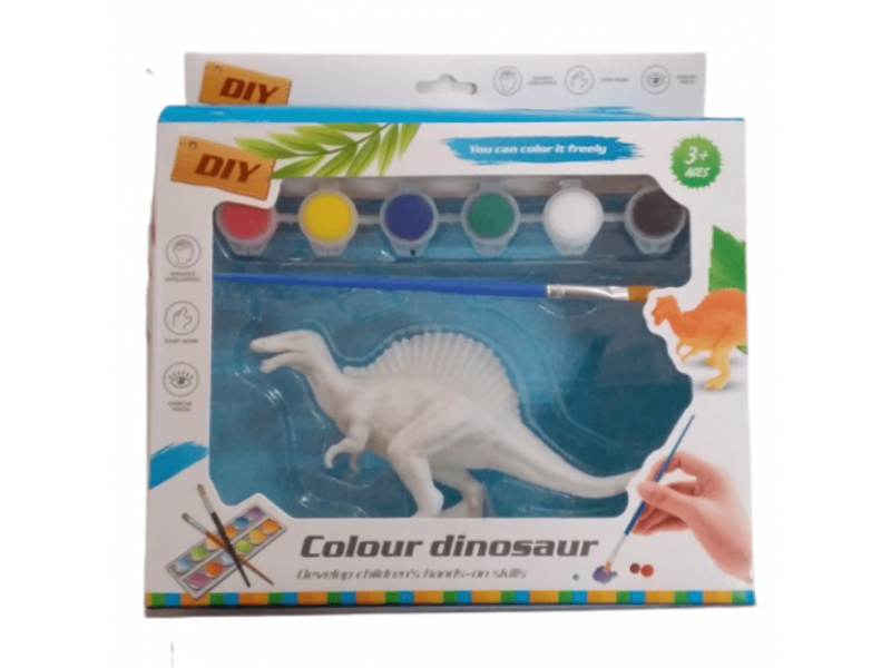 Dinossauro 3D para colorir