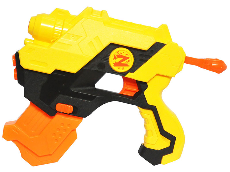 Pistola de Brinquedo Lança Dardos Amarela Supershot Nerf