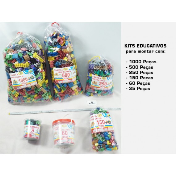 Kit Educativo para Montar Diversos Numeros de Peças