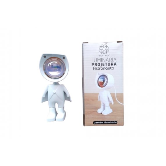 Luminária Projetora Astronauta (USB)