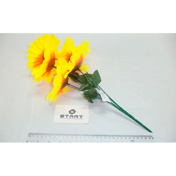 Flor Galho de Girassol 5 Flores