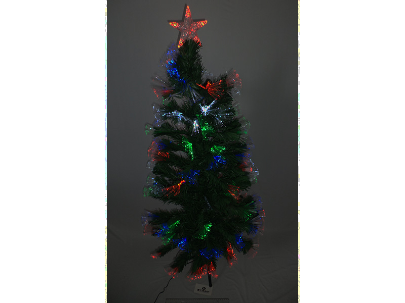 Árvore de Natal Verde Fibra Ótica 90 cm 110/220 Volts