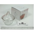 Enfeite para Mesa de Vidro Tam. 10.7 cm Decorado com Flores -